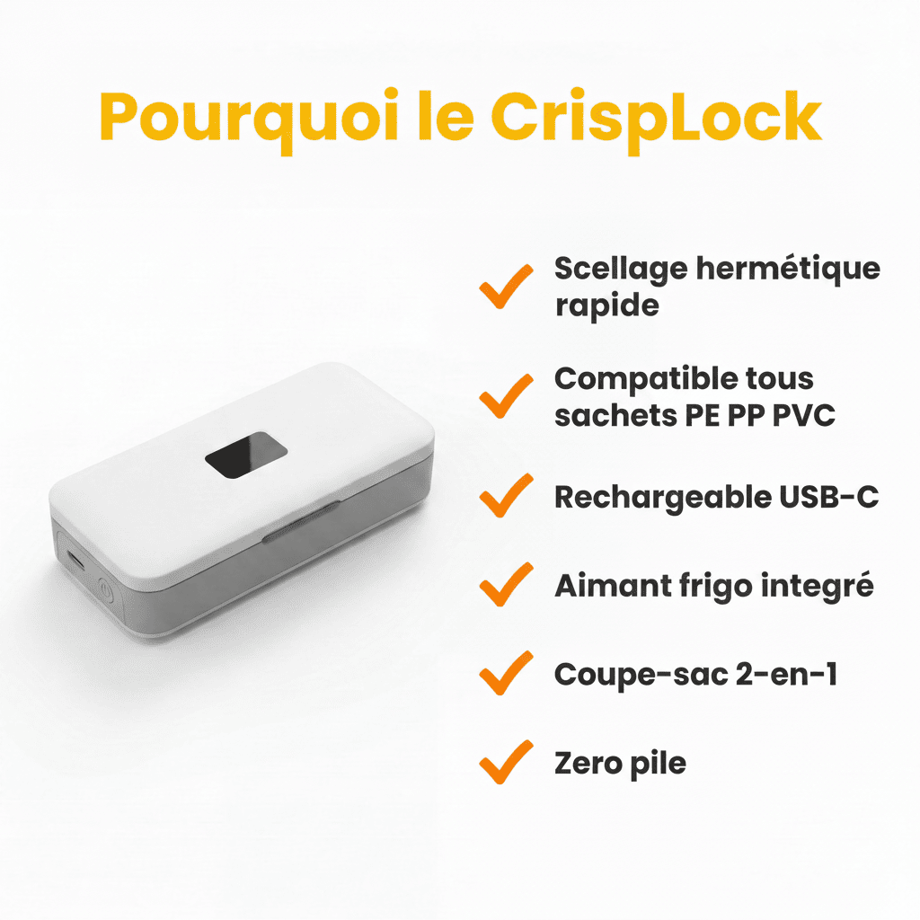 CrispLock — Der Anti-Verschwendungs-Versiegler™